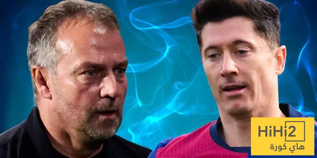 ليفاندوفسكي يبلغ فليك بهذا الأمر قبل مواجهة إنتر ميلان