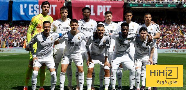 تقييم ريال مدريد في الشوط الأول أمام برشلونة
