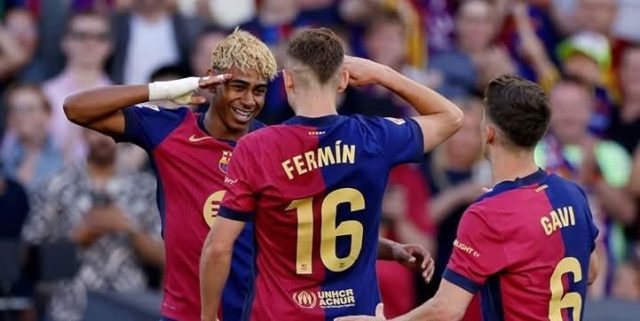 رقم قياسي لبرشلونة في الأهداف الصاروخية