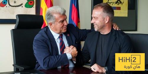 فيديو.. لابورتا يغادر مكاتب برشلونة بابتسامة عريضة بعد التجديد لـ فليك