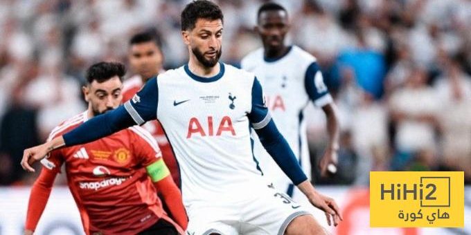 توتنهام يتقدم على مانشستر يونايتد في الشوط الأول