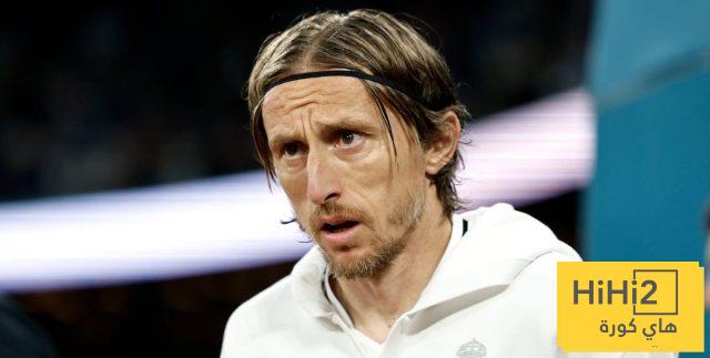 دافيد أنشيلوتي يودّع مودريتش