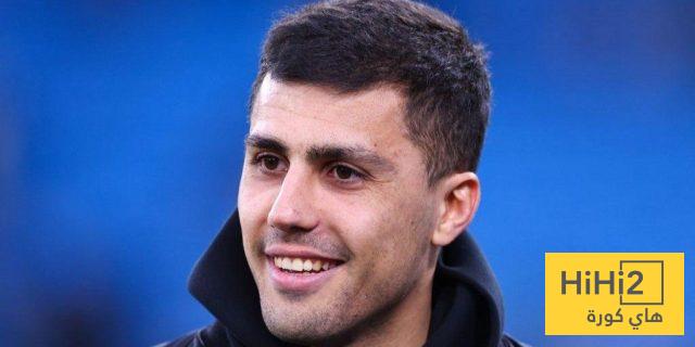 غوارديولا يتحدث عن عودة رودري لتشكيلة مانشستر سيتي