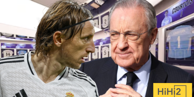 الطلب الأخير من بيريز لـ مودريتش في غرفة الملابس