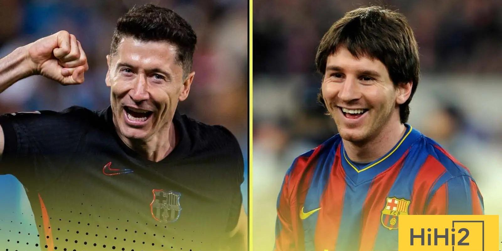 الأسرع وصولا بين ميسي وليفاندوفسكي لـ100 هدف مع برشلونة.. مقارنة بالأرقام!