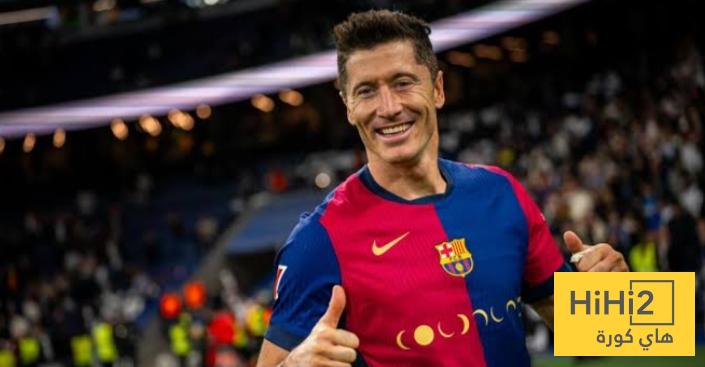 ليفاندوفسكي أجبر برشلونة على هذا القرار