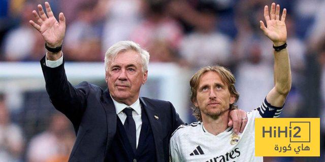 بيريز يوجه رسالة لـ مودريتش وأنشيلوتي