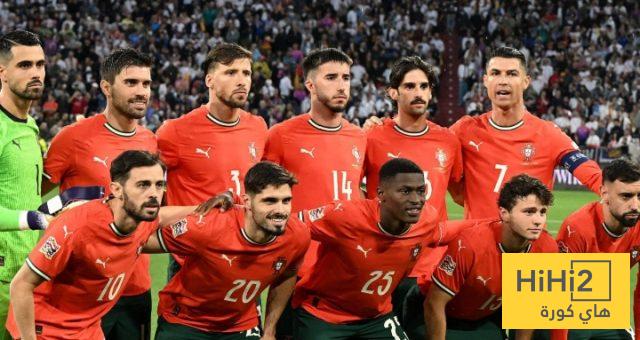 تشكيلة البرتغال الرسمية للقاء إسبانيا