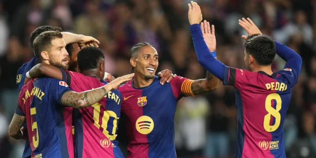 ارتفاع كبير في القيمة السوقية للاعبي برشلونة بعد موسم قوي