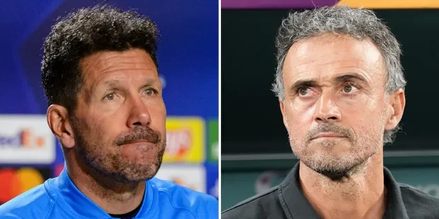 قبل الصدام المرتقب.. إنريكي كان قريبًا من تدريب أتلتيكو مدريد خلفًا لسيميوني!