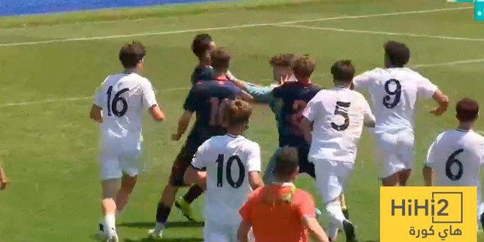 فيديو: مشاجرة بالأيدي بين لاعبي ريال مدريد للشباب وسيلتا فيغو
