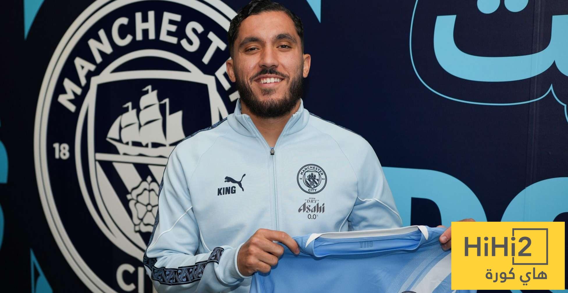 خيبة أمل في الظهور الأول لرايان شرقي مع مانشستر سيتي