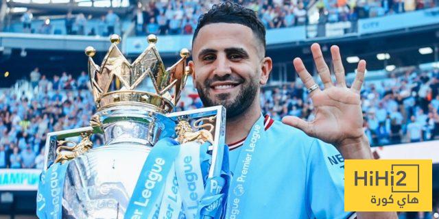 مانشستر سيتي يحيي ذكرى تعاقده مع رياض محرز