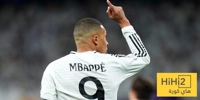 أرقام كيليان مبابي في موسمه الأول مع ريال مدريد