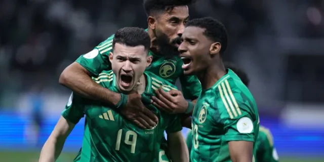 رقم قياسي يعزز مكانة المنتخب السعودي بالمجموعة الثانية