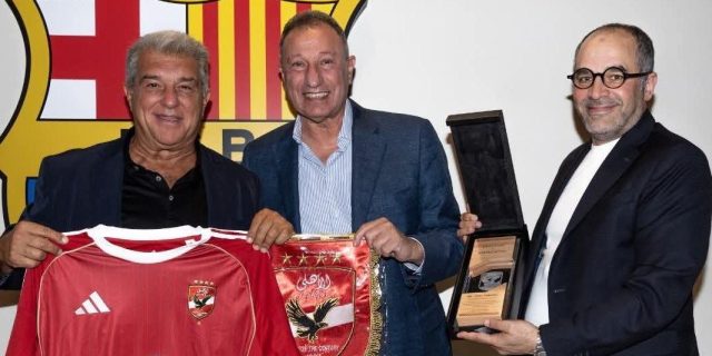 زيارة رسمية من الأهلي إلى برشلونة لتعزيز التعاون في ملف الاستاد