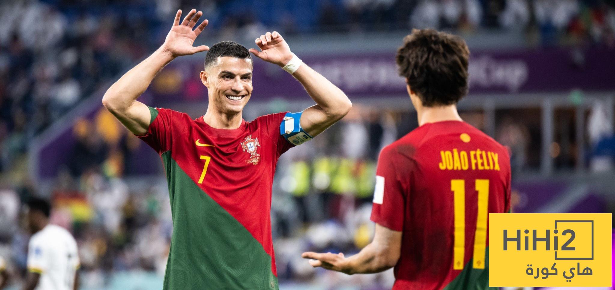 جواو فيليكس متحمس لمجاورة رونالدو في النصر والعمل مع خيسوس