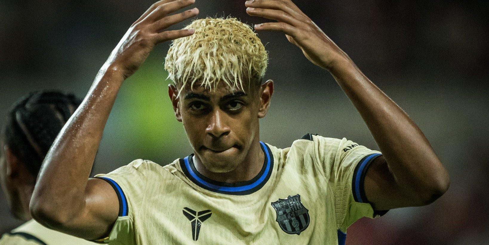 مقارنه بين أرقام برشلونة في المباراة الودية الأولى والثانية