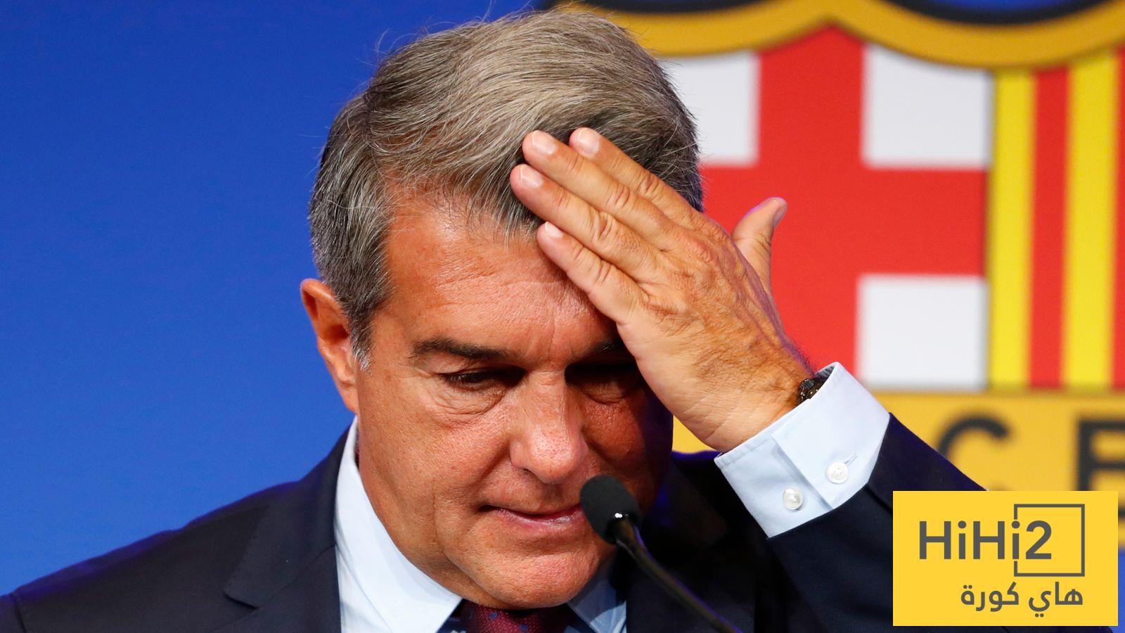 مشكلة جديدة تواجه برشلونة قبل انطلاق الليغا