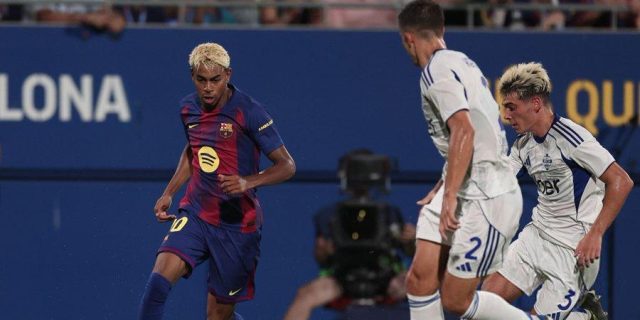 تقييم لاعبي برشلونة وكومو في المباراة