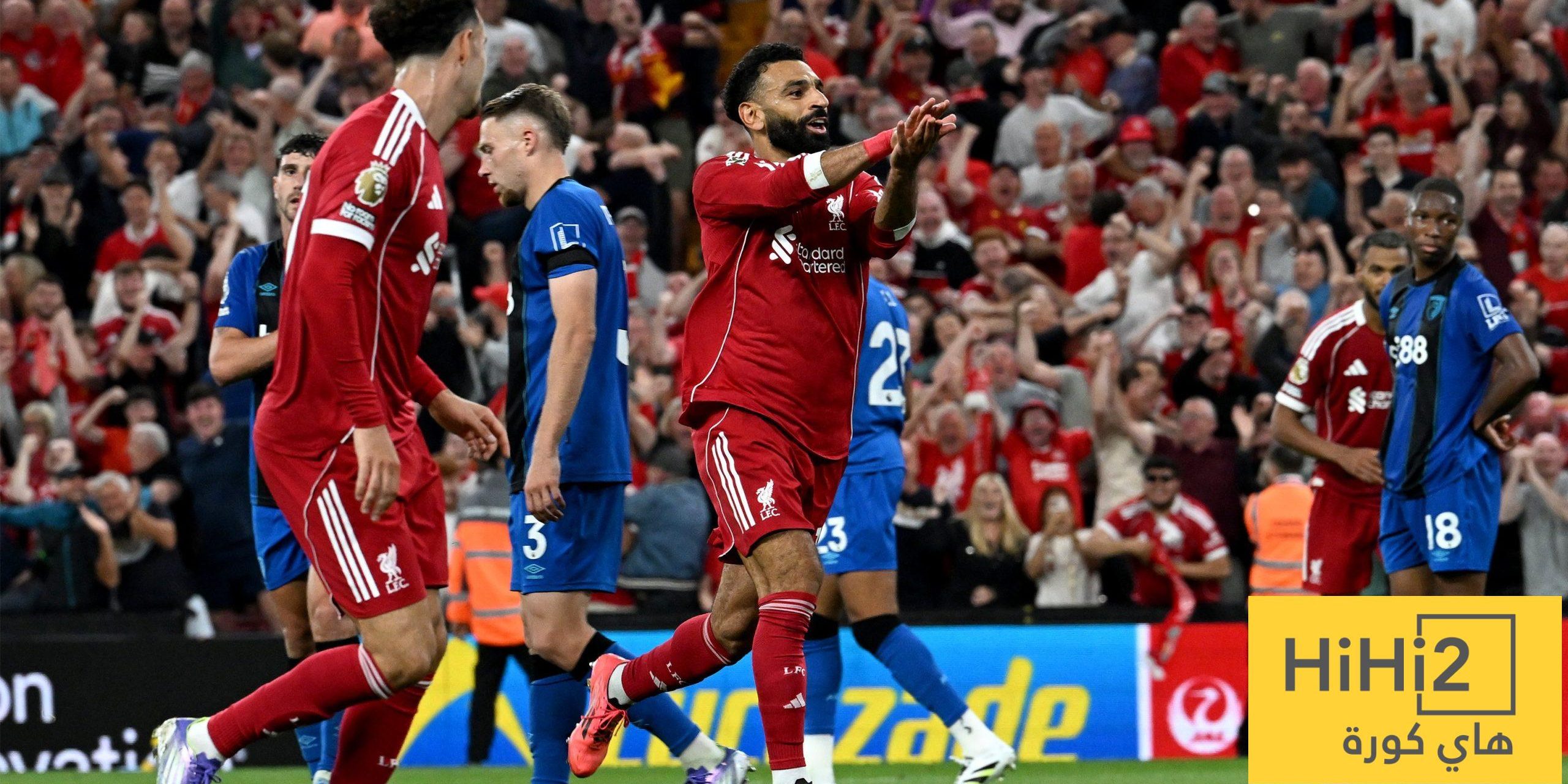 شاهد هدف محمد صلاح في شباك بورنموث
