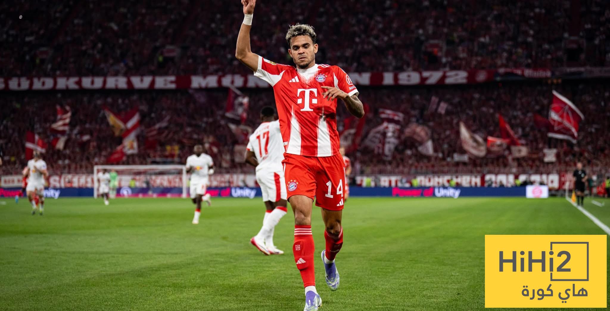 لويس دياز يدهش في ظهوره الأول مع بايرن ميونيخ بالدوري الألماني