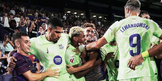 رجل مباراة برشلونة وليفانتي في الدوري الإسباني