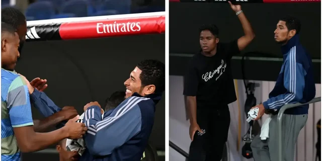 ثنائي ريال مدريد المصاب يرفع معنويات الفريق في البرنابيو.. صور
