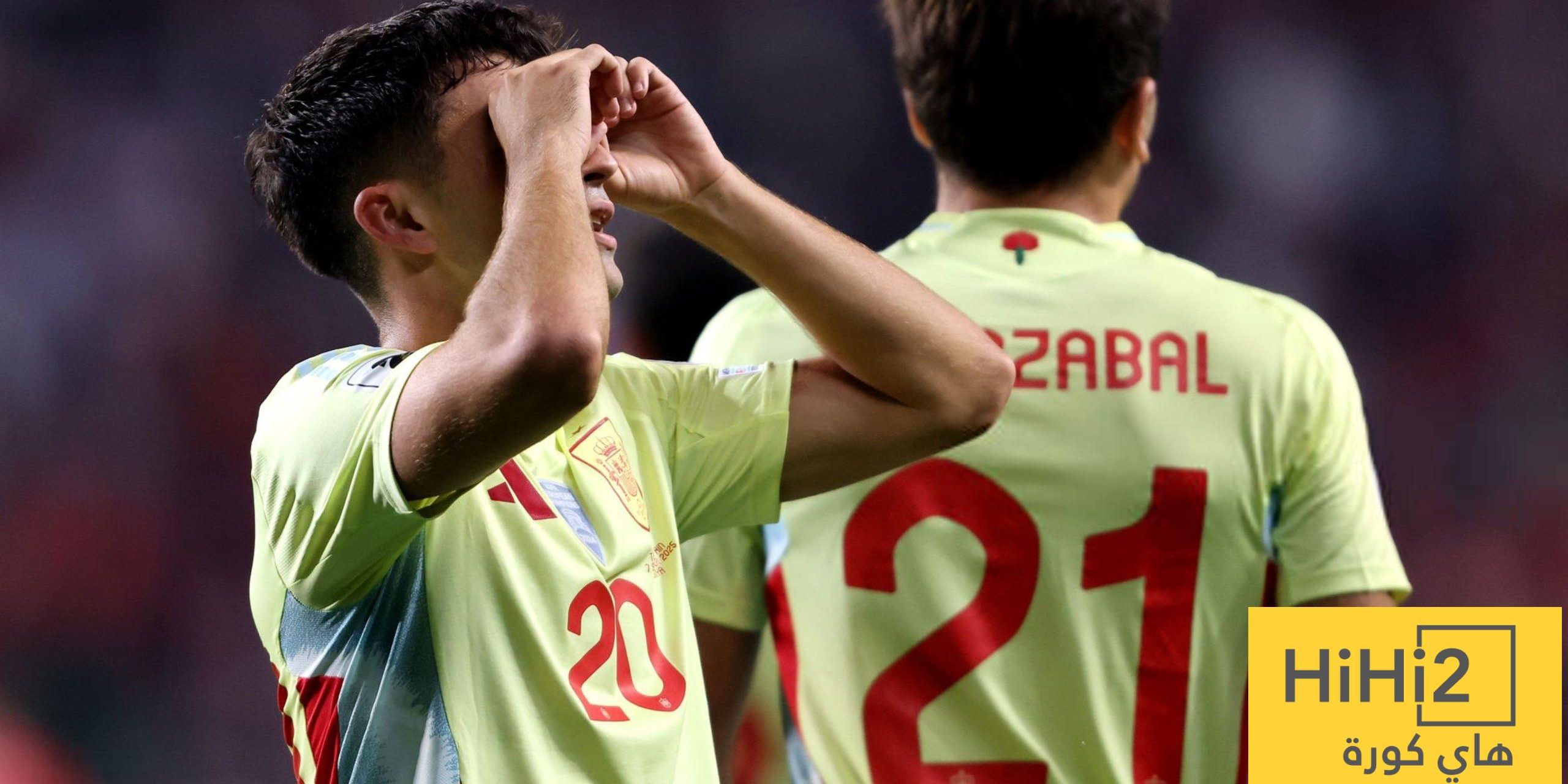 ⚽فيديو: بيدري يسجل الهدف الأول في شباك تركيا