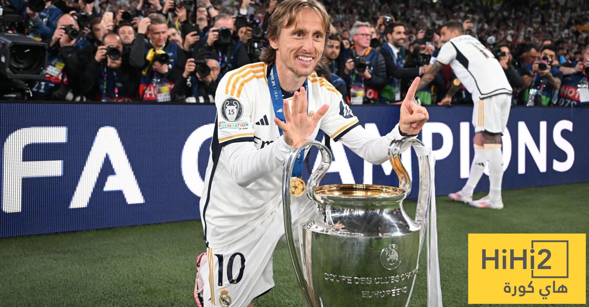مودريتش.. ملك البطولات الأوروبية بلا منازع