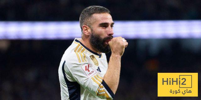 احصائيات داني كارفاخال في مباراة سوسيداد