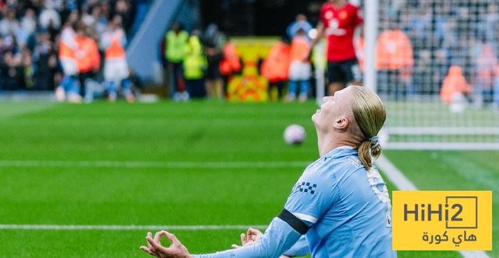 اخبار نيوز : إحصائيات هالاند في مباراة مانشستر يونايتد