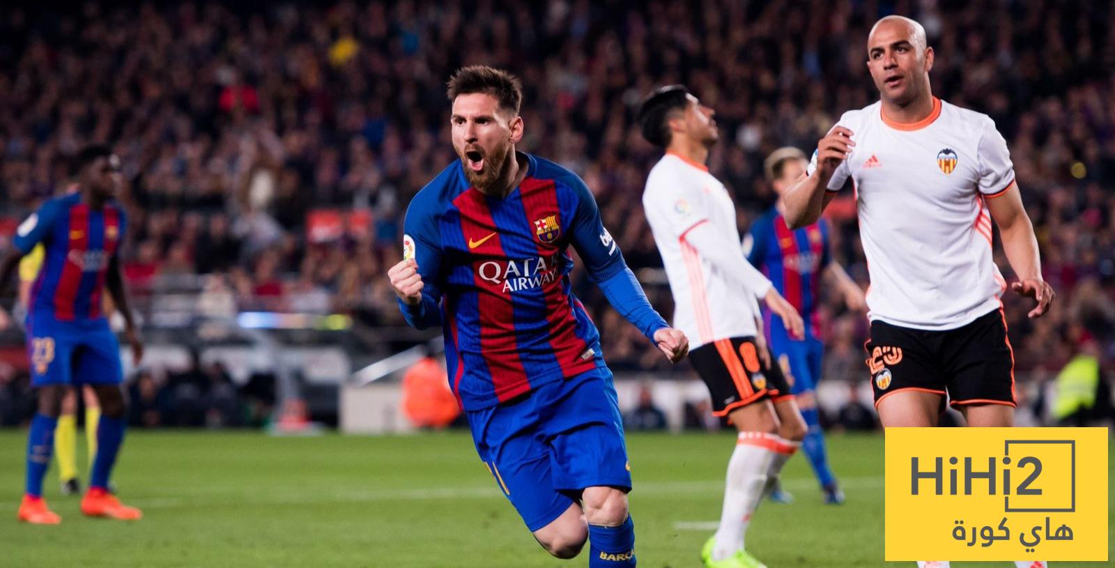 اخبار نيوز : ميسي يتصدر قائمة هدافي مواجهات برشلونة وفالنسيا