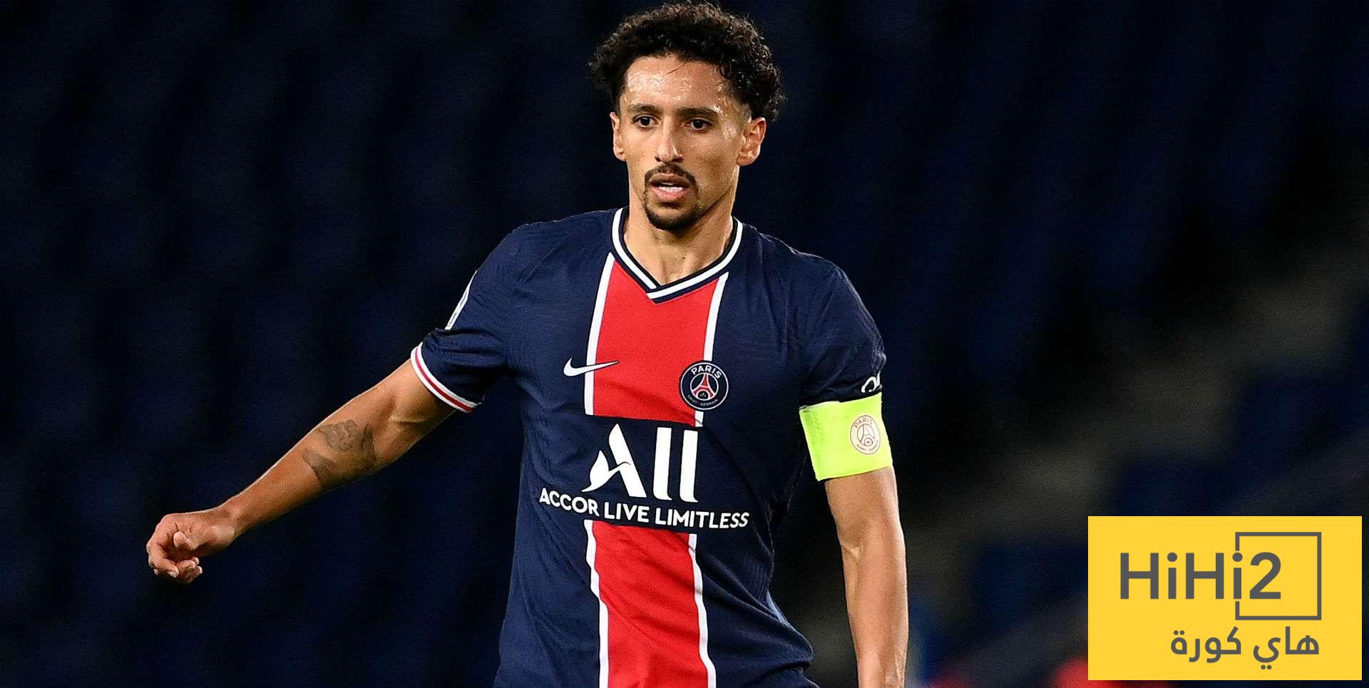 ماركينيوس يعادل رقم مانداندا في المشاركات الدولية مع الأندية الفرنسية