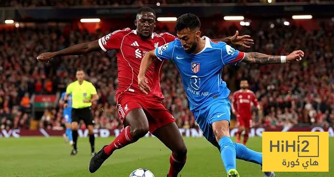 ليفربول يواصل تفوقه أمام أتلتيكو مدريد في دوري الأبطال