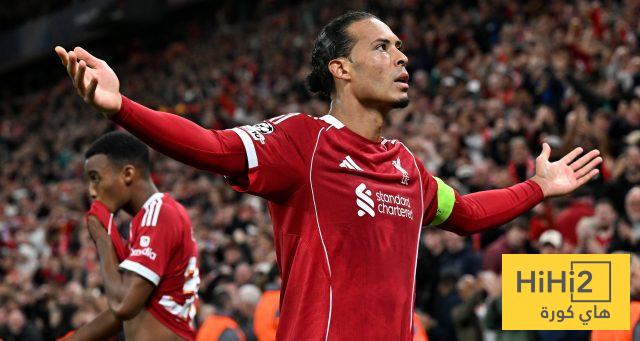 فان دايك يتألق في الصراعات الهوائية بدوري الأبطال