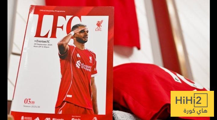 ليفربول في أفضل أحواله قبل مواجهة ايفرتون