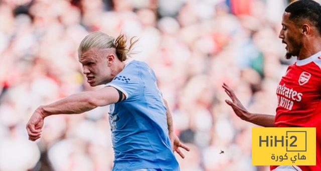 السيتي يحسم الشوط الأول بهدف نظيف في شباك أرسنال