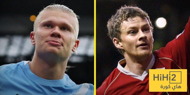 هالاند يكتب التاريخ في البريميرليغ ويعادل رقم سولشاير