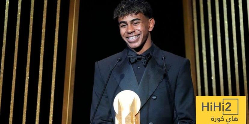 عاجل ورسميا: لامين يامال يفوز بجائزة أفضل لاعب شاب في العالم