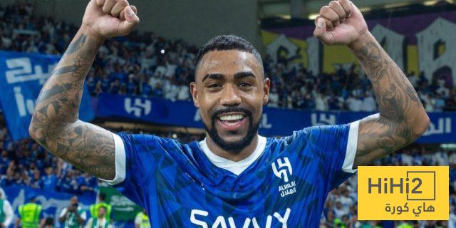 هل يشارك مالكوم مع الهلال أمام ناساف؟