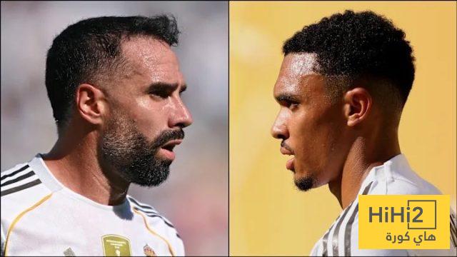 الشاب المرشح لتعويض غياب كارفاخال وأرنولد في ريال مدريد