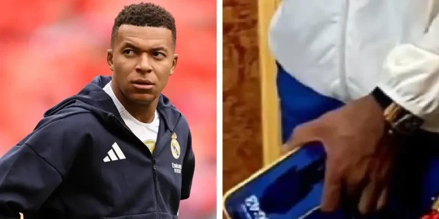 الصورة التي يضعها مبابي خلفية على هاتفه..!