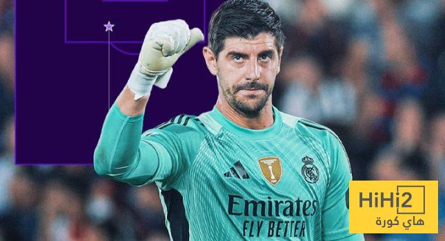 كورتوا أول من يفعلها في تاريخ دوري الأبطال