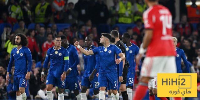 تشيلسي يتقدم على بنفيكا في الشوط الاول