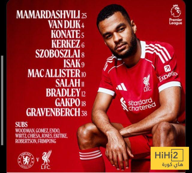 تشكيلة ليفربول الرسمية أمام تشيلسي 4 تشكيلة ليفربول الرسمية أمام تشيلسي 3