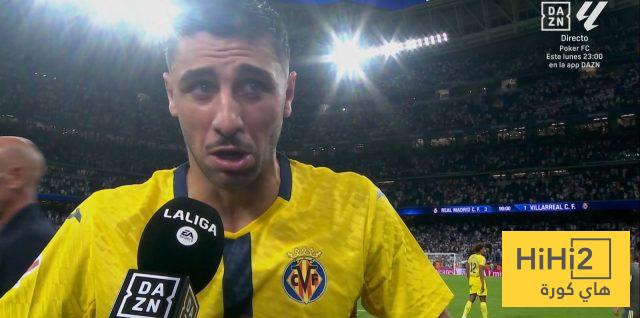 لاعب فياريال ينتقد التحكيم بعد الخسارة أمام ريال مدريد