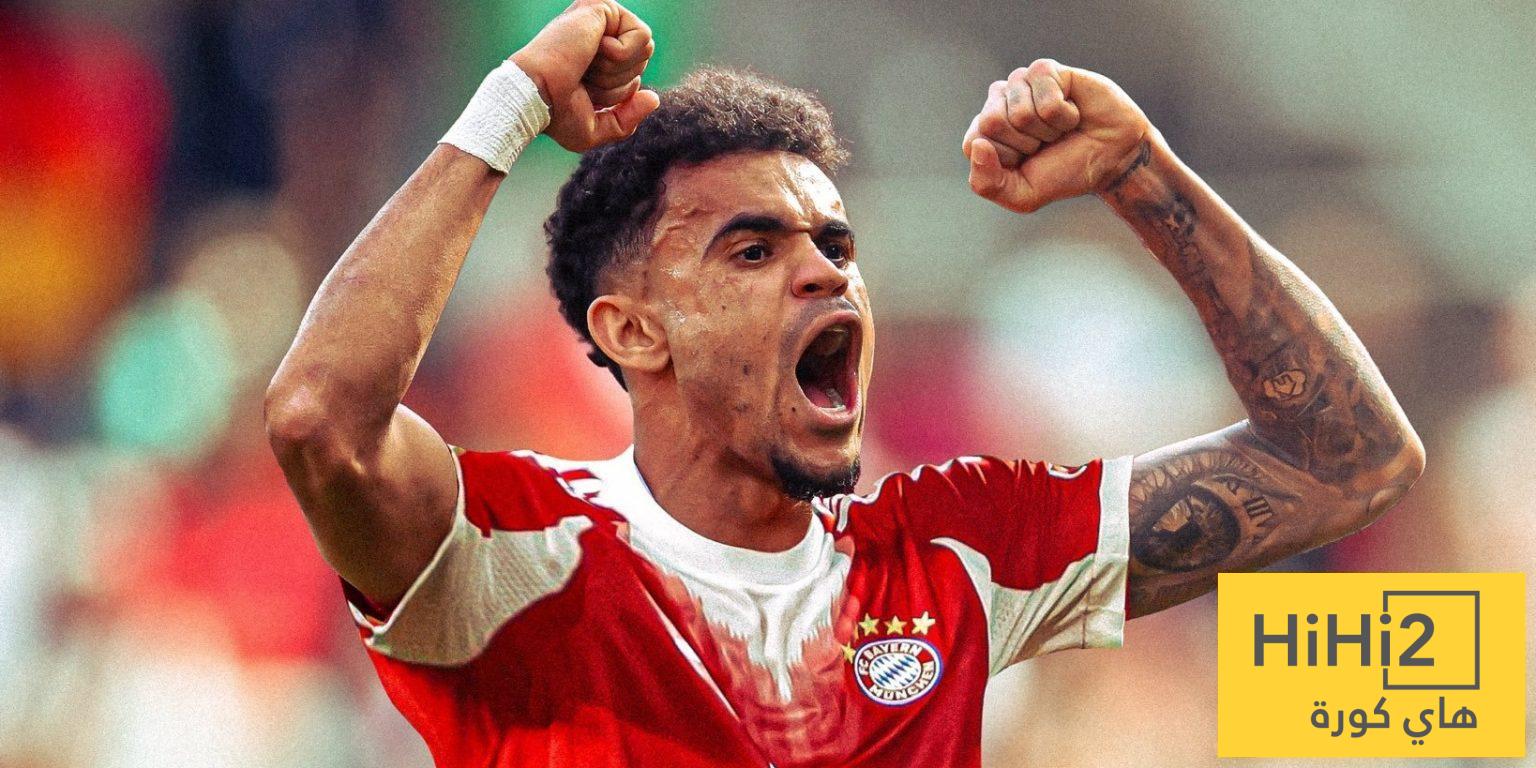 لويس دياز يعادل رقم موسيالا التاريخي مع بايرن ميونخ
