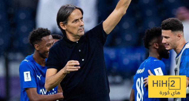 قرار من إنزاغي في الهلال