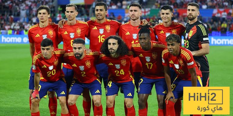 تشكيلة اسبانيا الرسمية للقاء جورجيا